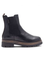 Lasocki Botki ARC-3115-03 Czarny. Czarne botki damskie Lasocki, z materiału, bez obcasa, na płaskiej podeszwie, bez zapięcia. Za 299.99 zł.