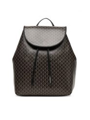 Calvin Klein Plecak Emblem Aop Flap Backpack LV04F3271G Czarny. Czarne plecaki damskie Calvin Klein, bez wzorów, ze skóry. Za 489.99 zł.