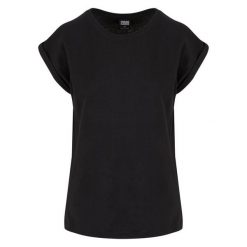 Koszulka damska Urban Classics extended shoulder (x2). Czarne koszulki sportowe damskie Urban Classics, bez wzorów, bez kołnierzyka, bez ramiączek. Za 149.50 zł.