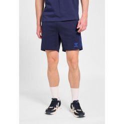 Szorty Hummel Move 2.0. Niebieskie krótkie spodenki sportowe męskie Hummel, bez wzorów, na fitness i siłownię. Za 270.50 zł.