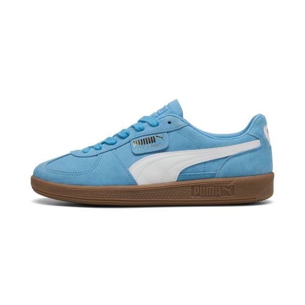 Sneakersy Puma Palermo. Białe obuwie sportowe damskie Puma, bez wzorów, z gumy, do piłki nożnej. W wyprzedaży za 309.00 zł.