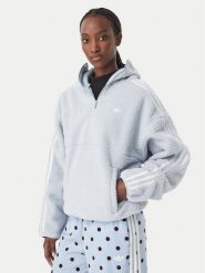 Adidas Bluza Adiluna Season 2 X Jennie Fleece Hoodie Jacket LD8925 Niebieski jasny Regular Fit. Niebieskie bluzy damskie Adidas, l, bez wzorów, z syntetyku, bez kaptura. Za 439.99 zł.