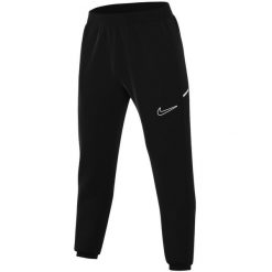 Męskie Spodnie Do Biegania Academy 25 DriFIT. Czarne spodnie sportowe męskie Nike, m, bez wzorów, z dresówki, do biegania. Za 196.99 zł.
