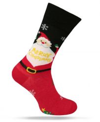 Świąteczne Skarpetki - Alties - Mikołaj z Dużą Brodą. Skarpety męskie Alties, bez wzorów, z bawełny. Za 19.90 zł.