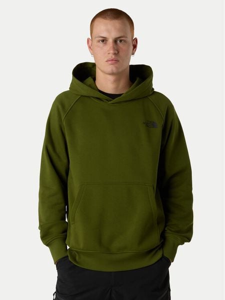 The North Face Bluza Redbox NF0A89F9 Zielony Regular Fit. Zielone bluzy męskie The North Face, m, bez wzorów, z bawełny, bez kaptura. Za 349.99 zł.