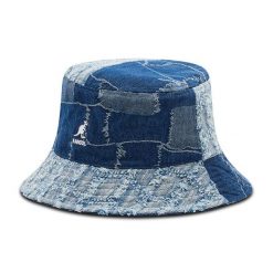 Kapelusz Kangol. Niebieskie czapki i kapelusze damskie Kangol, bez wzorów, z denimu. Za 469.99 zł.