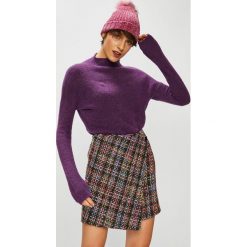 Medicine - Sweter Basic. Brązowe swetry damskie MEDICINE, z dzianiny, z dekoltem w łódkę. W wyprzedaży za 79.90 zł.