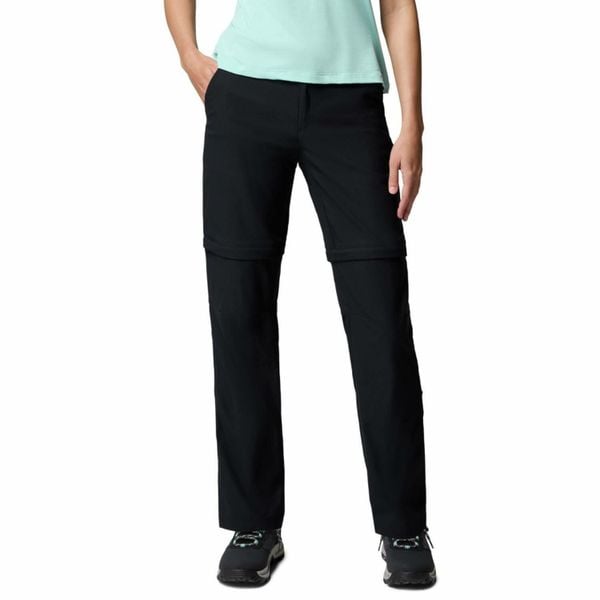 Spodnie z odpinanymi nogawkami damskie Columbia Leslie Falls Convertible Pant. Czarne spodnie sportowe damskie Columbia, l, bez wzorów, trekkingowe. Za 269.99 zł.