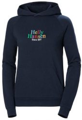 Bluza sportowa damska Helly Hansen Core Graphic. Niebieskie bluzy damskie Helly Hansen, s, bez wzorów, z materiału, z kapturem. Za 498.00 zł.