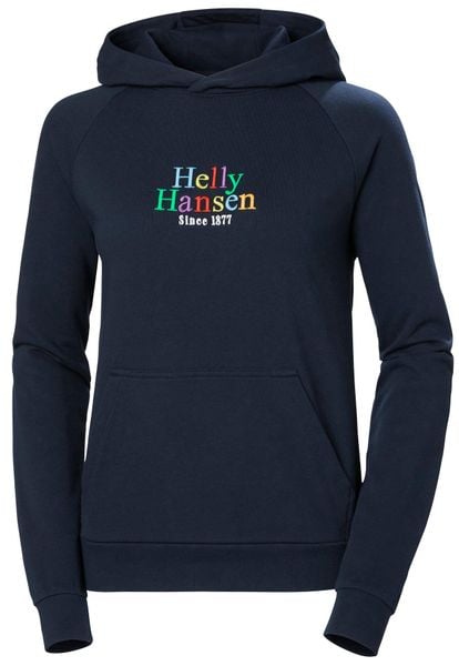 Bluza sportowa damska Helly Hansen Core Graphic. Niebieskie bluzy damskie Helly Hansen, l, bez wzorów, z materiału, z kapturem. Za 504.00 zł.