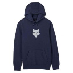 Bluza z kapturem męska Fox Fox Head Fleece Po. Niebieskie bluzy męskie FOX, m, bez wzorów, z kapturem. Za 261.99 zł.