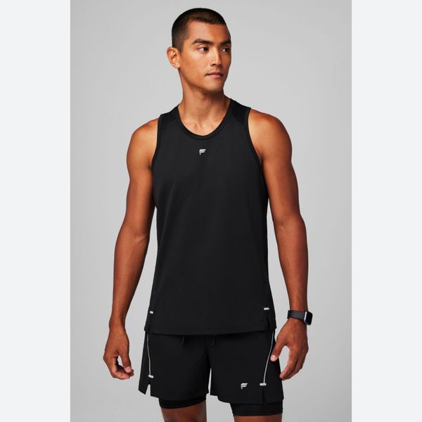 Tank top Fabletics The O2. Czarne t-shirty męskie FABLETICS, m, bez wzorów, z materiału, bez kołnierzyka. Za 222.00 zł.