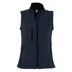 Damska Kurtka Rallye Soft Shell Bodywarmer. Niebieskie kurtki sportowe damskie SOL'S, m, bez wzorów, bez kaptura, trekkingowe. Za 185.99 zł.
