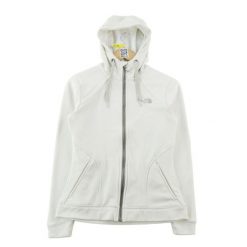 Kurtka polarowa damska z zamykanymi kieszeniami. Białe kurtki damskie The North Face, m, bez wzorów, z materiału, bez kaptura. Za 168.96 zł.