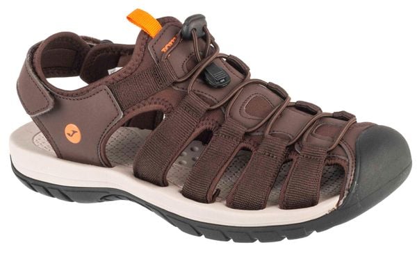 Sandały męskie, S.Gea Men 25 SGEAS. Brązowe sandały męskie Joma, z materiału, bez zapięcia. Za 139.99 zł.