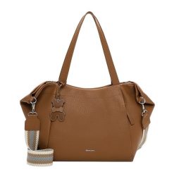 Tamaris Torebka Shopper TAS Katrina Torebki 1 ct Koralowy Damski. Pomarańczowe torby na ramię damskie Tamaris, z aplikacjami, z materiału, zdobione, bez dodatków. Za 275.99 zł.