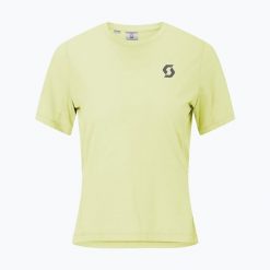 Koszulka do biegania damska SCOTT Endurance LT Tee. Żółte koszulki sportowe damskie Scott, l, bez wzorów, z materiału, bez kołnierzyka, bez ramiączek, do biegania. Za 139.99 zł.