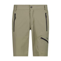 Szorty bermudzkie CMP. Zielone krótkie spodenki sportowe męskie CMP, s, bez wzorów, trekkingowe. Za 330.50 zł.