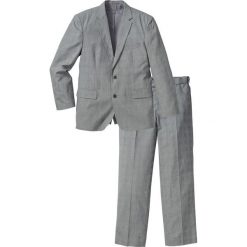Garnitur (2 części) bonprix jasnoszary wzorzysty. Garnitury męskie marki Giacomo Conti. Za 124.99 zł.