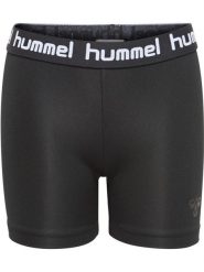 Szorty dziewczęce Hummel Tona. Czarne spodenki dla dziewczynek Hummel, bez wzorów, z materiału. Za 89.00 zł.