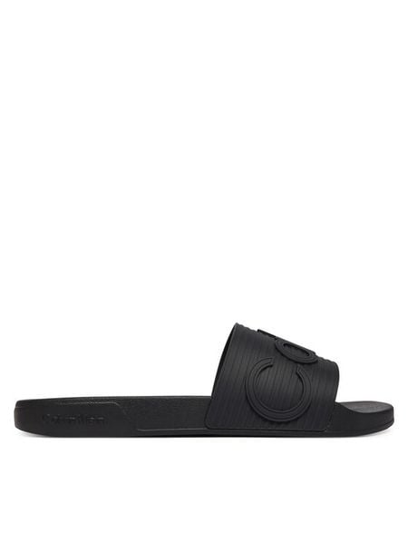 Calvin Klein Klapki Nemo HM0HM02113 Czarny. Czarne klapki męskie Calvin Klein, z syntetyku. Za 206.99 zł.