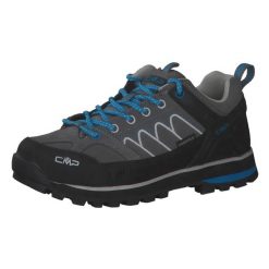 Buty trekkingowe damskie CMP Moon Low szare. Niebieskie obuwie sportowe damskie CMP, bez wzorów, trekkingowe. W wyprzedaży za 449.99 zł.