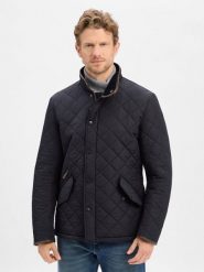 Barbour kurtka pikowana Mężczyźni niebieski, M. Niebieskie kurtki męskie Barbour, m, bez wzorów, bez kaptura. Za 1,399.95 zł.