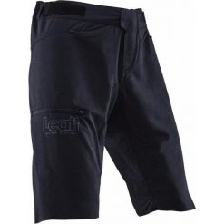 Spodenki rowerowe LEATT Shorts MTB Enduro 1.0. Czarne krótkie spodenki sportowe męskie LEATT, xl, bez wzorów, rowerowe. Za 249.99 zł.