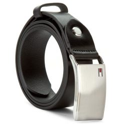 Pasek Męski Tommy Hilfiger. Czarne paski damskie Tommy Hilfiger, bez wzorów. Za 149.99 zł.