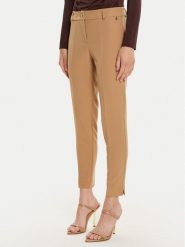 Maryley Spodnie materiałowe 24IB52Z/M19/43ER Brązowy Regular Fit. Brązowe spodnie materiałowe damskie Maryley, m, bez wzorów, z materiału. Za 119.99 zł.