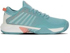 Tennis shoes for ladies K-SWISS HYPERCOURT SUPREME HB blue/pink EU38. Niebieskie obuwie sportowe damskie K-SWISS, bez wzorów. Za 465.99 zł.