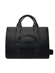 KARL LAGERFELD Torebka B1W30041 Czarny. Czarne torebki do ręki damskie KARL LAGERFELD, bez wzorów, ze skóry, bez dodatków. Za 849.99 zł.