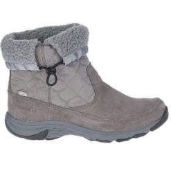 Buty zimowe Damskie Merrell. Szare obuwie sportowe damskie Merrell, bez wzorów, trekkingowe. Za 397.99 zł.