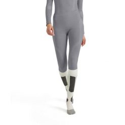 Damskie legginsy Falke Wool-Tech. Szare legginsy damskie Falke, m, bez wzorów, z dzianiny. Za 423.90 zł.
