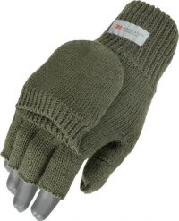 Mil-Tec Rękawiczki męskie z klapką Thinsulate Olive r. M. Zielone rękawiczki męskie Mil-Tec, bez wzorów, sportowe. Za 45.47 zł.