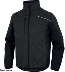 Delta Plus - BLUZA POLAR POLIESTER/POLIAMID szaro-czarny 3XL. Czarne bluzy męskie DELTA PLUS, m, bez wzorów, z polaru, bez kaptura. Za 237.45 zł.