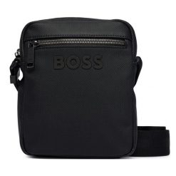 Saszetka BOSS. Czarne saszetki męskie Boss, młodzieżowe, małe. Za 449.99 zł.