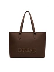 LOVE MOSCHINO Torebka JC4190PP1NKD0301 Brązowy. Brązowe torebki do ręki damskie Love Moschino, bez wzorów, ze skóry, bez dodatków. Za 849.99 zł.