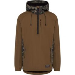 Bluza Męska Wędkarska Z Suwakiem Trakker Techpro Half Zip Hoody. Brązowe bluzy męskie TRAKKER, m, bez wzorów, bez kaptura. Za 434.90 zł.