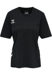 Koszulka do piłki ręcznej damska Hummel hml referee chevron. Czarne t-shirty damskie Hummel, s, bez wzorów, z dżerseju, eleganckie, bez kołnierzyka. Za 150.00 zł.