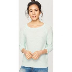 Sweter - Turkusowy. Niebieskie kardigany damskie Reserved. Za 89.99 zł.