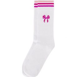 Bobby Sox Skarpety damskie Kokardka biało-różowe r. 39-42. Skarpety damskie marki Bobby Sox. Za 26.17 zł.