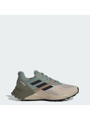 Adidas Buty do biegania Terrex Soulstride JI1925 Zielony. Zielone buty sportowe męskie Adidas, z materiału, bez zapięcia, do biegania. Za 398.99 zł.