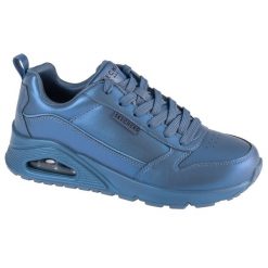 Buty do chodzenia damskie Skechers Uno Galactic Gal. Niebieskie obuwie sportowe damskie Skechers, bez wzorów, z materiału, trekkingowe. Za 319.99 zł.