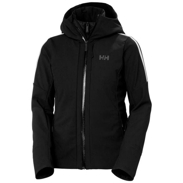 Damska kurtka narciarska z kapturem Helly Hansen Avanti Softshell. Czarne kurtki damskie Helly Hansen, bez wzorów, z softshellu, z kapturem, narciarskie. W wyprzedaży za 1,676.50 zł.
