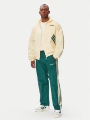 Adidas Bluza Cutline Tracktop KR7280 Kremowy Regular Fit. Białe bluzy męskie Adidas, m, bez wzorów, z syntetyku, bez kaptura. Za 348.99 zł.