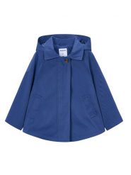 Mayoral Kurtka przejściowa 3458 Granatowy Regular Fit. Niebieskie kurtki i płaszcze dla dziewczynek Mayoral, bez wzorów, z syntetyku, bez kaptura. Za 199.99 zł.