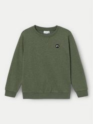 NAME IT Bluza 13220321 Zielony Regular Fit. Zielone bluzy dla chłopców Name it, bez wzorów, z syntetyku, bez ramiączek, bez kaptura. Za 59.99 zł.