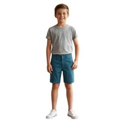 Spodenki turystyczne dla dzieci Billabong New Order. Niebieskie szorty dla chłopców Billabong, na lato, bez wzorów, eleganckie. Za 147.00 zł.
