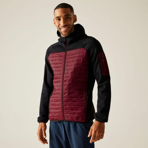 Kurtka męska hybrydowa Newhill. Brązowe kurtki męskie Regatta, l, bez wzorów, z puchu, trekkingowe. W wyprzedaży za 187.49 zł.